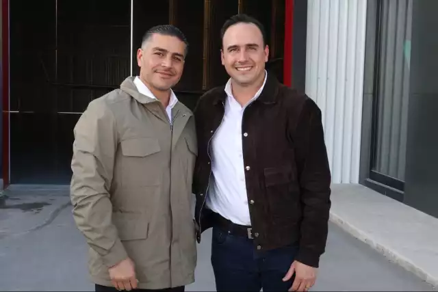 Omar García Harfuch y Manolo Jiménez se reunieron.