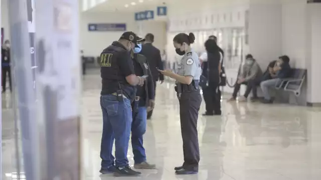 Las autoridades montaron un operativo grande