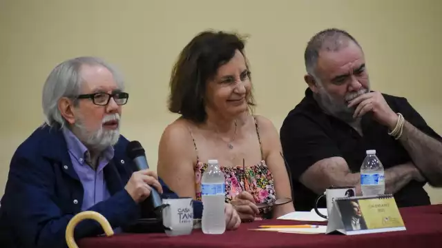 Jesús Ochoa, Verónica Langer y José Ramón Enriquez llegaron como parte del Mérida Fest