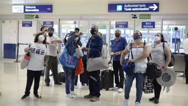 Otros de los vuelos mañaneros del aeropuerto de Mérida es con destino a Houston