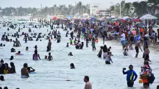 Algas nocivas en el mar de Progreso no paralizan al turismo