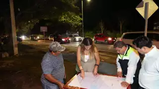 Cecilia Patrón supervisa nuevos tramos intervenidos en la calle 50 de Xmatkuil
