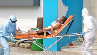 Según el reporte técnico, con corte hasta el mediodía de hoy, 9 mil 100 pacientes se encontraban en aislamiento social