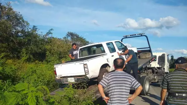 El hombre resultó lesionado, pero pudo salirse de su propio pie