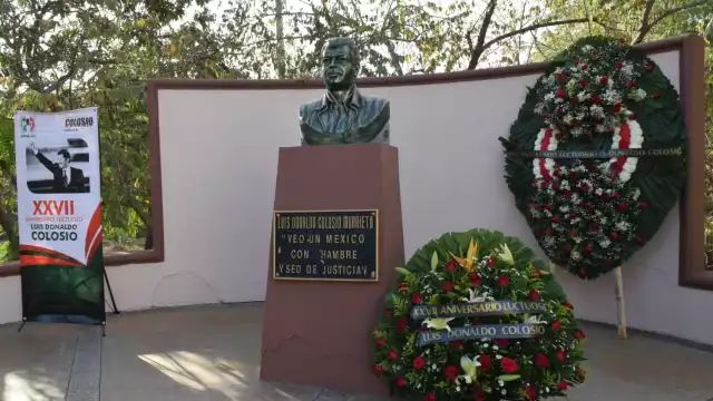 Busto de Luis Donaldo Colosio en la ciudad de Culiacán