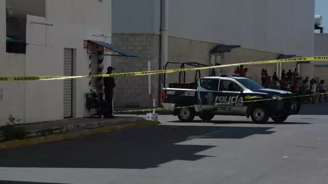 El cuerpo quedó sentado, en una calle de la Supermanzana 251, tras ser ejecutado