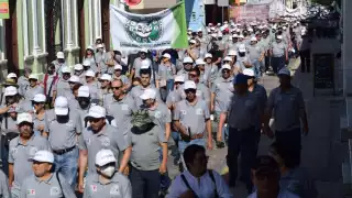 Más de dos mil sindicalizados tomaron las calles del Centro de Mérida por el Día del Trabajo