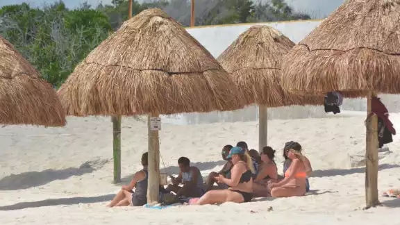 La ausencia de bañistas fue notoria