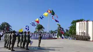 La ceremonia fue realizada en la Décima Tercera Zona Naval con base en el puerto de Yucalpetén de Progreso