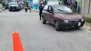 Los hechos se registraron poco después de las 18:00 horas de este sábado,  en el cruce de la calle Felipe Carrillo Puerto y  Jacinto Canek.