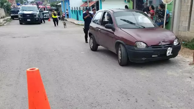Los hechos se registraron poco después de las 18:00 horas de este sábado,  en el cruce de la calle Felipe Carrillo Puerto y  Jacinto Canek.