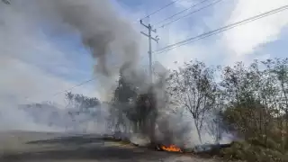 El fuego se encuentra controlado sin presentar graves daños