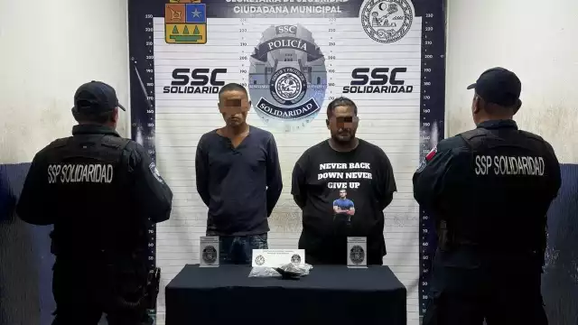 Los detenidos fueron identificados como Cesar Alberto “N” y Narciso “N”, ambos originarios de Veracruz