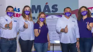 Pactan candidatos del PAN compromiso con la paridad de género