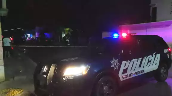 Al lugar arribaron elementos de seguridad pública Al lugar arribaron elementos de seguridad pública