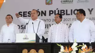 En el audio, el presidente municipal se dirige a sus directores, subdirectores y secretarios