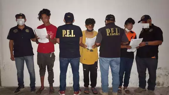 Los jóvenes son acusados por el delito de robo calificado cometido en pandilla