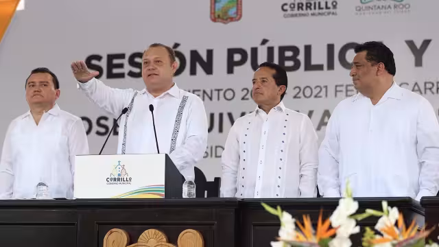 En el audio, el presidente municipal se dirige a sus directores, subdirectores y secretarios