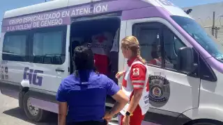 La mujer fue atendida por trabajadores del Geavig