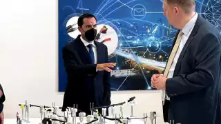 Mauricio Vila se encuentra de gira por Europa en una misión comercial y de promoción de la entidad