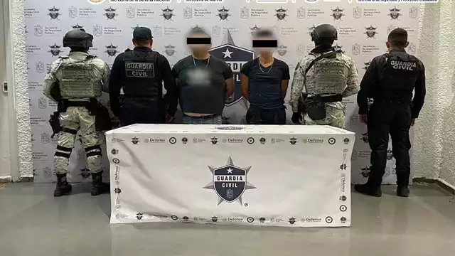 Elementos de diferentes corporaciones realizaron las detenciones.