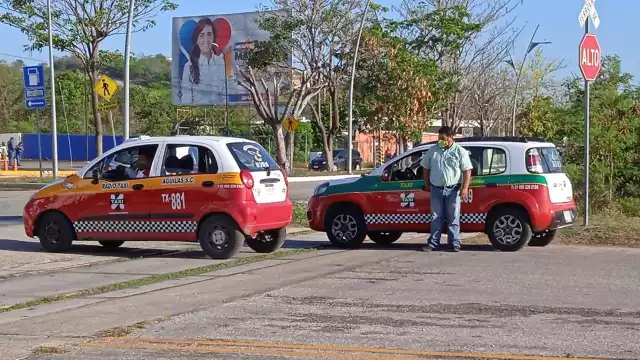 tomar un taxi urbano en lugar de uno del aeropuerto representa para los viajeros un ahorro de hasta 150 pesos entre tarifas
