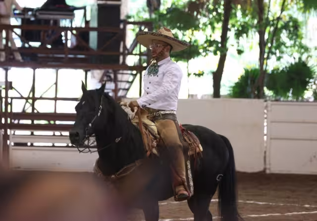 Charros de todo el estado participan en el campeonato estatal