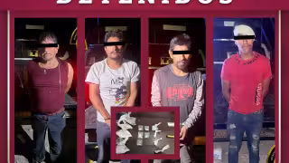 Caen cinco tras persecución en Seybaplaya; uno es menor y portaban presunta droga