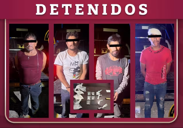 Cinco personas fueron detenidas en Villamadero, Seybaplaya.