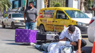 El accidente ocurrió esta tarde en la Zona Hotelera