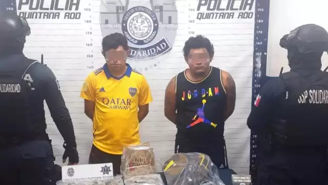 Los detenidos fueron identificados y puestos a disposición de las autoridades correspondientes