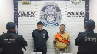 Los oficiales encontraron una escopeta, 10 cartuchos útiles y 2 casquillos