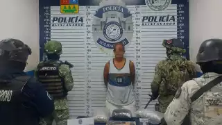 Miguel "N" fue puesto a disposición de la Fiscalía Especializada en Delitos Contra la Salud