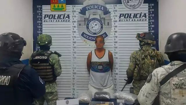 Miguel "N" fue puesto a disposición de la Fiscalía Especializada en Delitos Contra la Salud