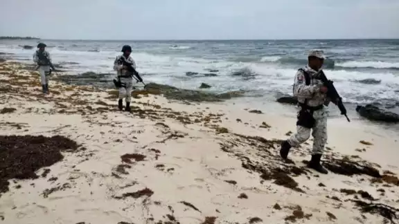 Los paquetes medían alrededor de 13 centímetros de ancho por 22 de largo, cubiertos con bolsas de plástico