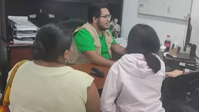 La menor fue entregada a sus familiares en buen estado de salud