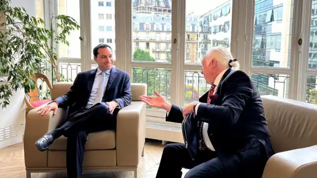 Mauricio Vila se reunió con  Lorenzo Vignal, Vicepresidente de SALVEO, en París, Francia