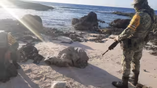 El paquete asegurado fue puesto a disposición ante la FGR de la ciudad de Cancún