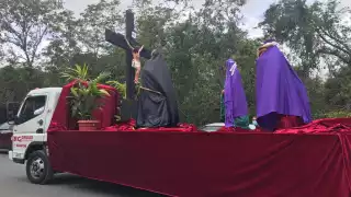 Así se vive el viacrucis en Cancún