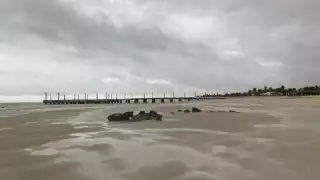 Así amaneció la costa esta mañana