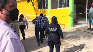 Elementos de la Policía Quintana Roo acordonaron el Rancho Coctelería 'La Bestia', lugar del asesinato del hermano de 'Nacho' Sánchez Cordero