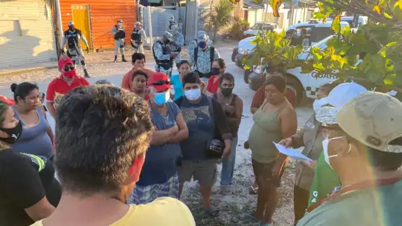 Los habitantes recibieron una visita no muy amistosa Los habitantes recibieron una visita no muy amistosa