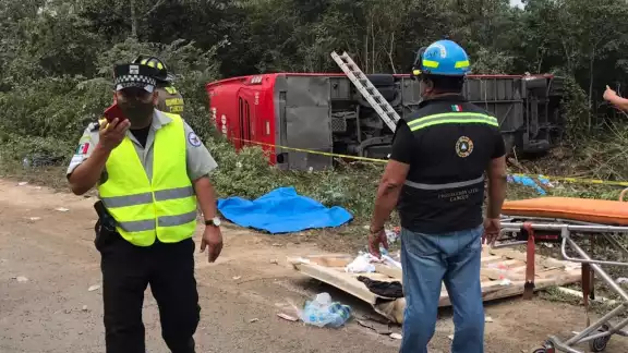 El accidente dejó varios muertos El accidente dejó varios muertos