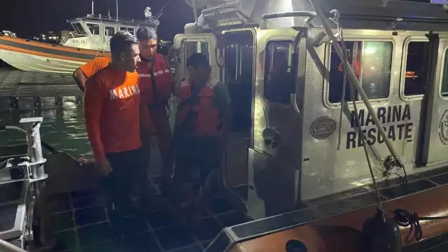 El hombre fue atendido por paramédicos para valorarlo