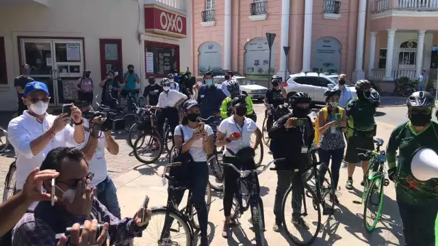 Celebran presentación de ciclovías en Paseo Montejo