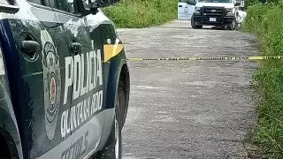 Peritos criminalistas hicieron un barrido de la zona, buscando más restos humanos sin éxito; se intensificará la búsqueda