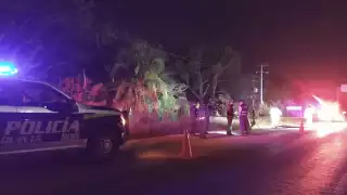 El lugar se encuentra acordonado por elementos policiacos