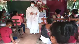 Presbítero recomendó seguir los protocolos sanitarios.