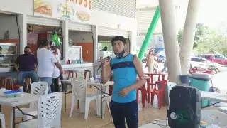 Joshua es originario de Tabasco y estudió en el Conservatorio Carlos Pellicer Cárdenas. Foto: Emmanuel Sansores