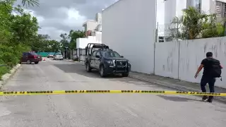 La Policía de Playa del Carmen acordonó la zona del ataque armado para las investigaciones correspondientes